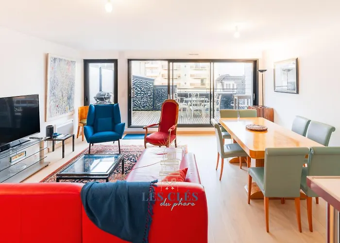 Le 103, Au Coeur De La Du Touquet Lägenhet